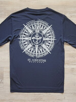 Sport-Tek St Augustine Compass S/S Perf Navy