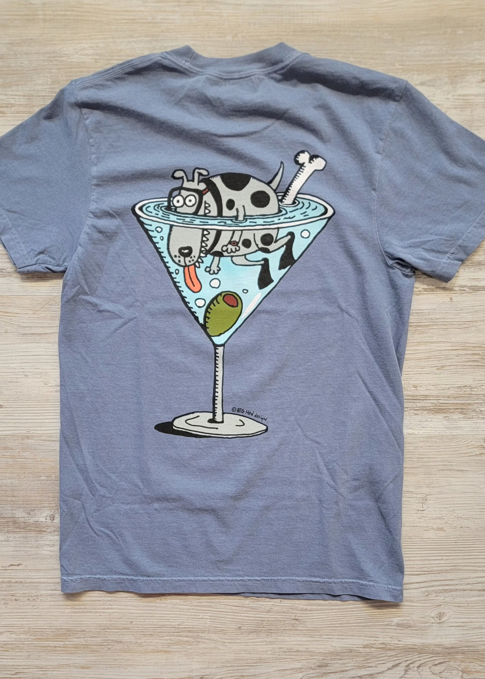 Comfort Colors Big Hed Scubatini Blue Jean S/S Tee