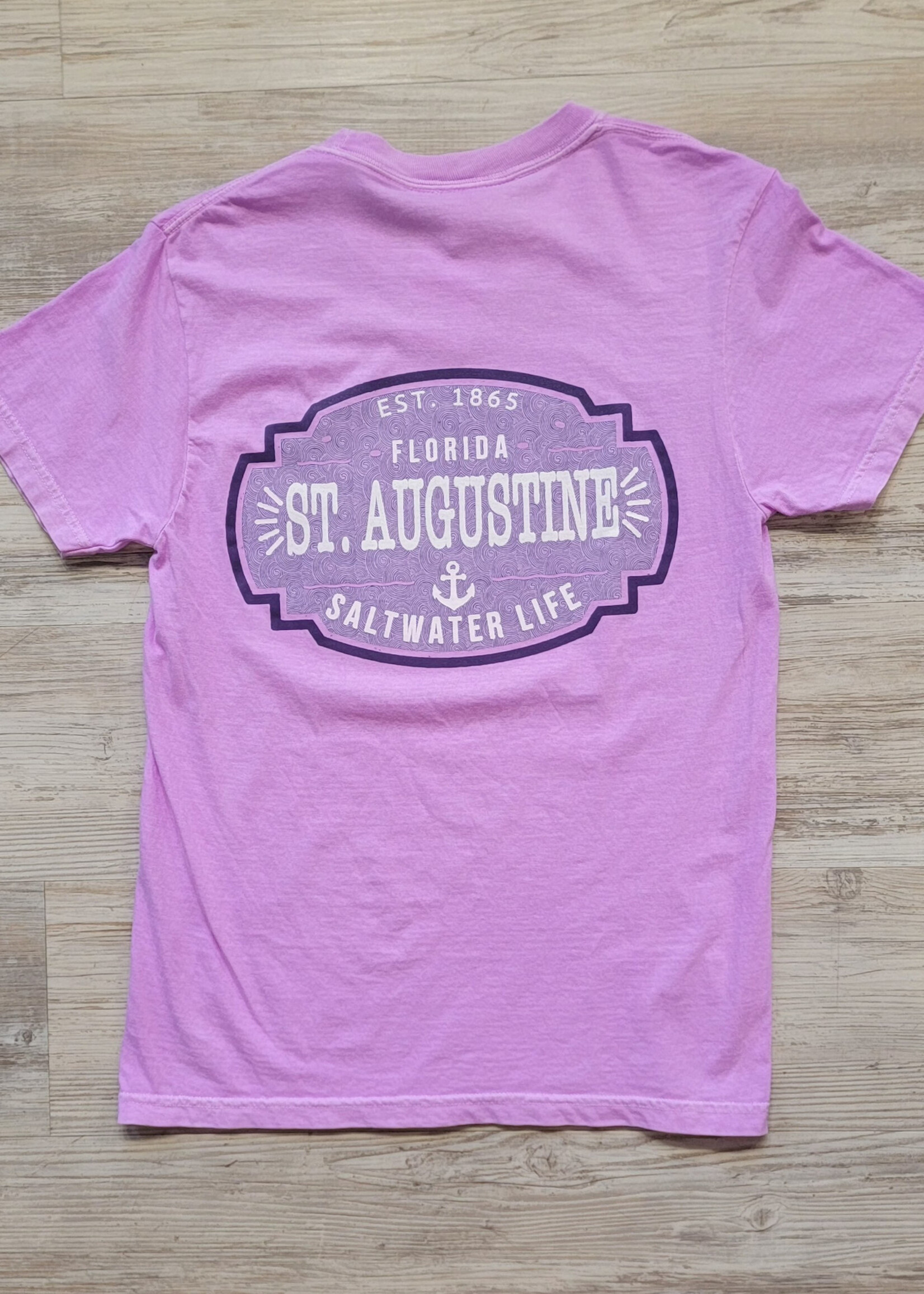 Comfort Colors Salty Anchor S/S Neon Violet