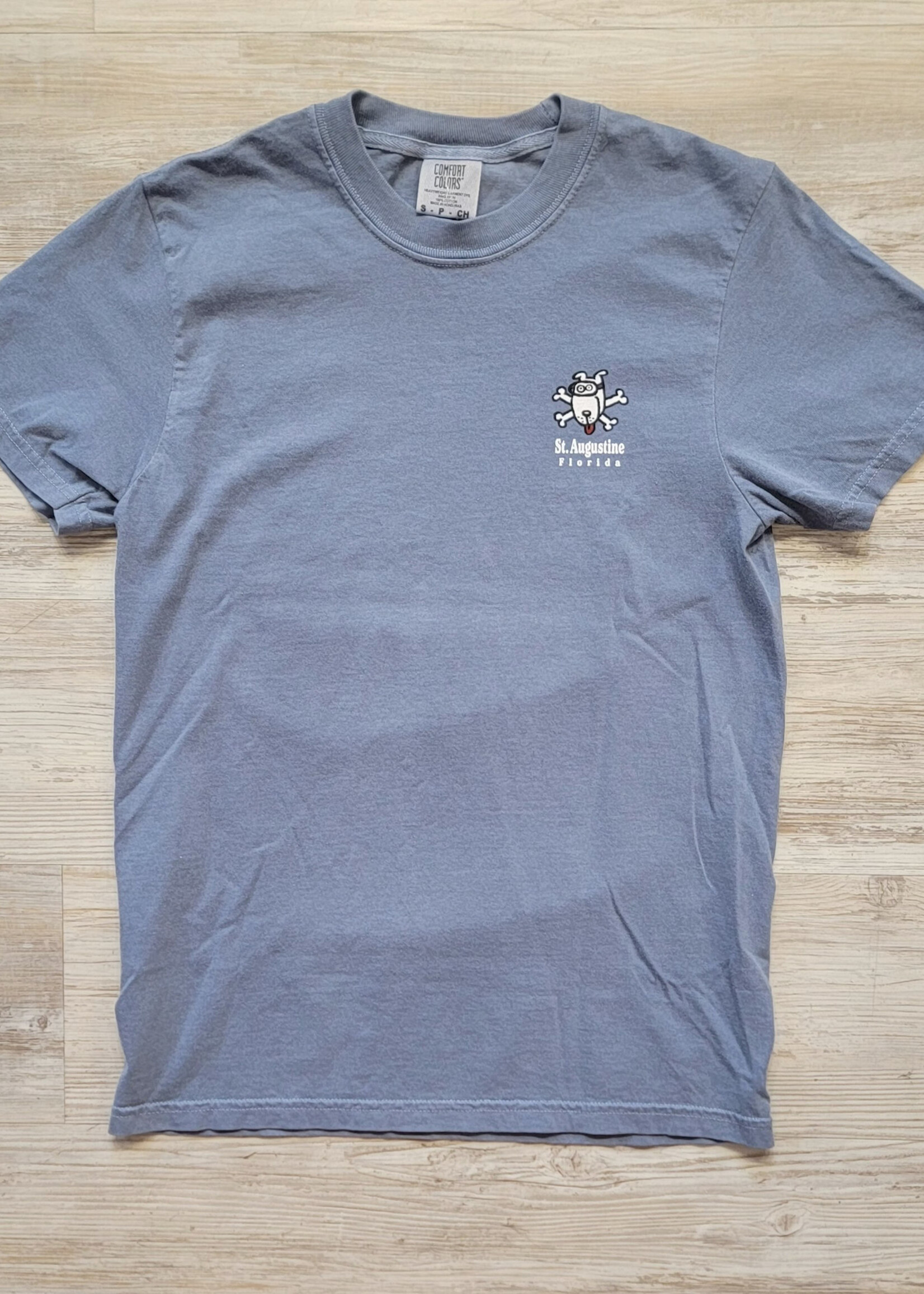 Comfort Colors Big Hed Scubatini Blue Jean S/S Tee