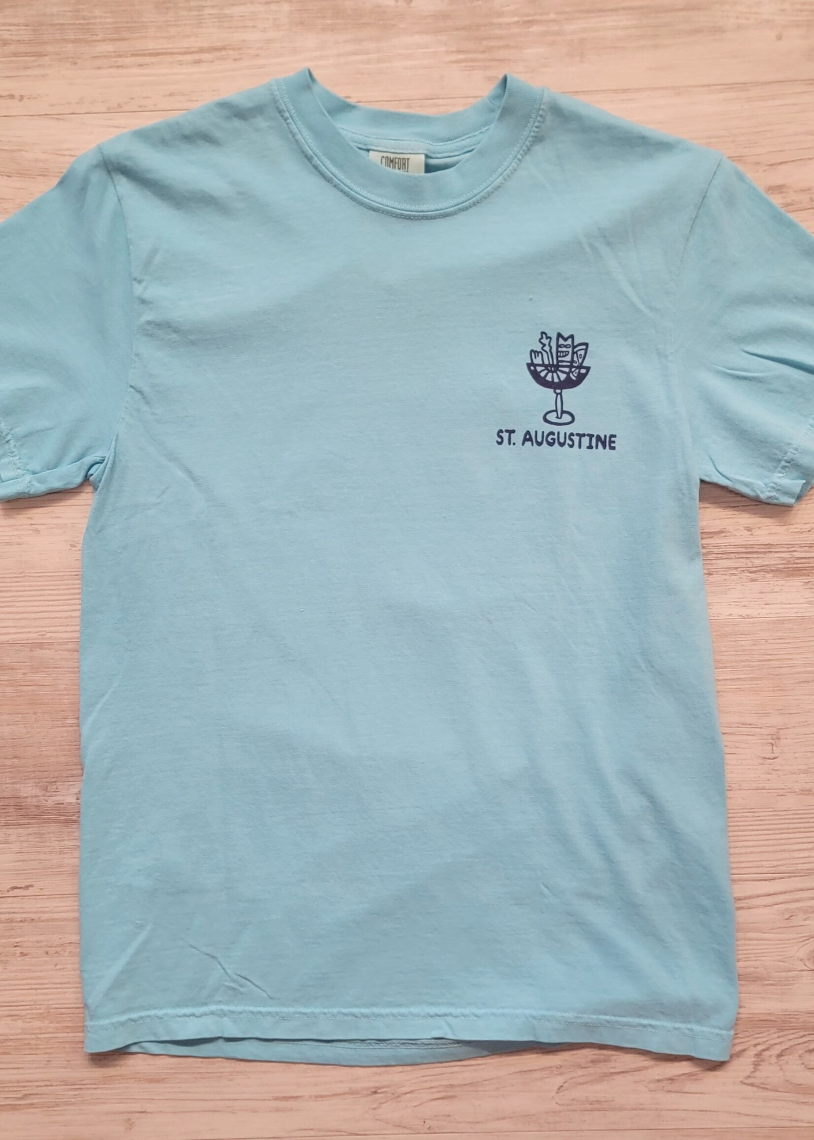 Comfort Colors BH Keep it Shrimple Lagoon S/S T-shirt