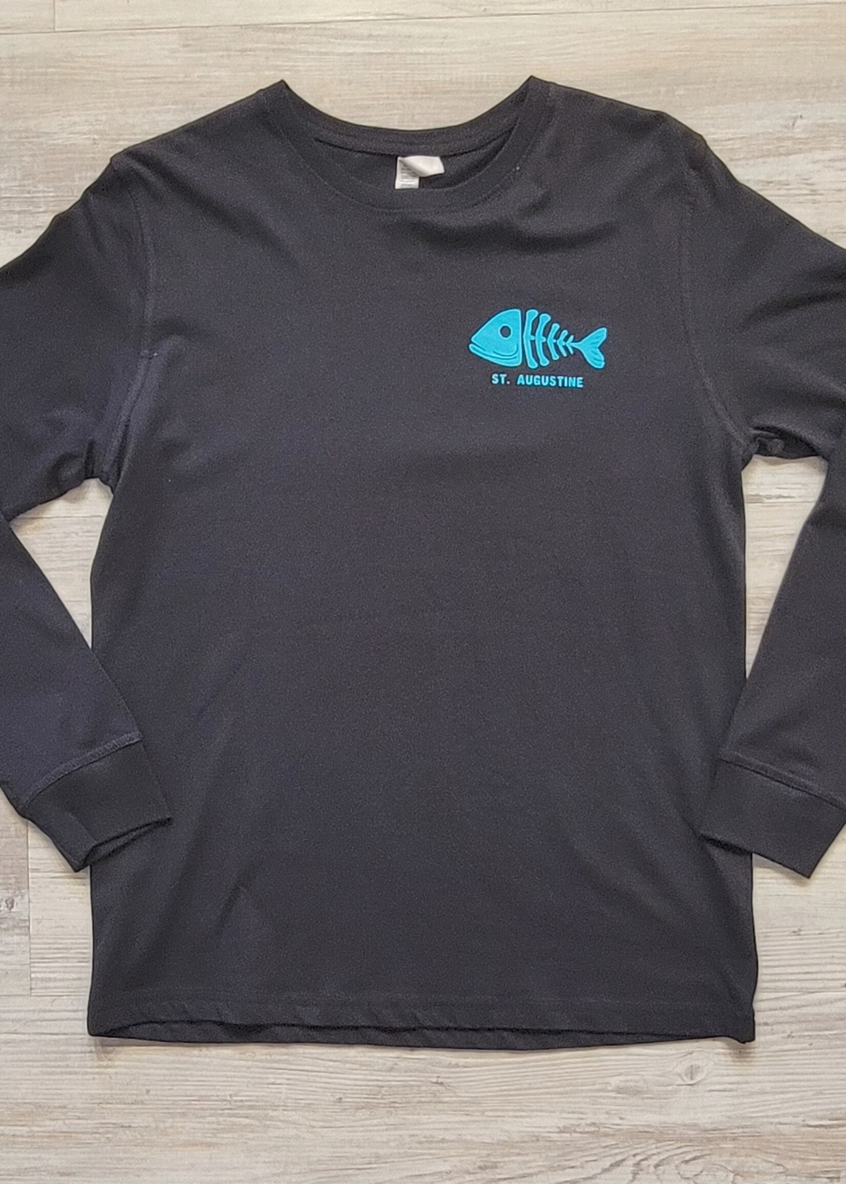 US Apparel Cartoon Bonefish L/S Black