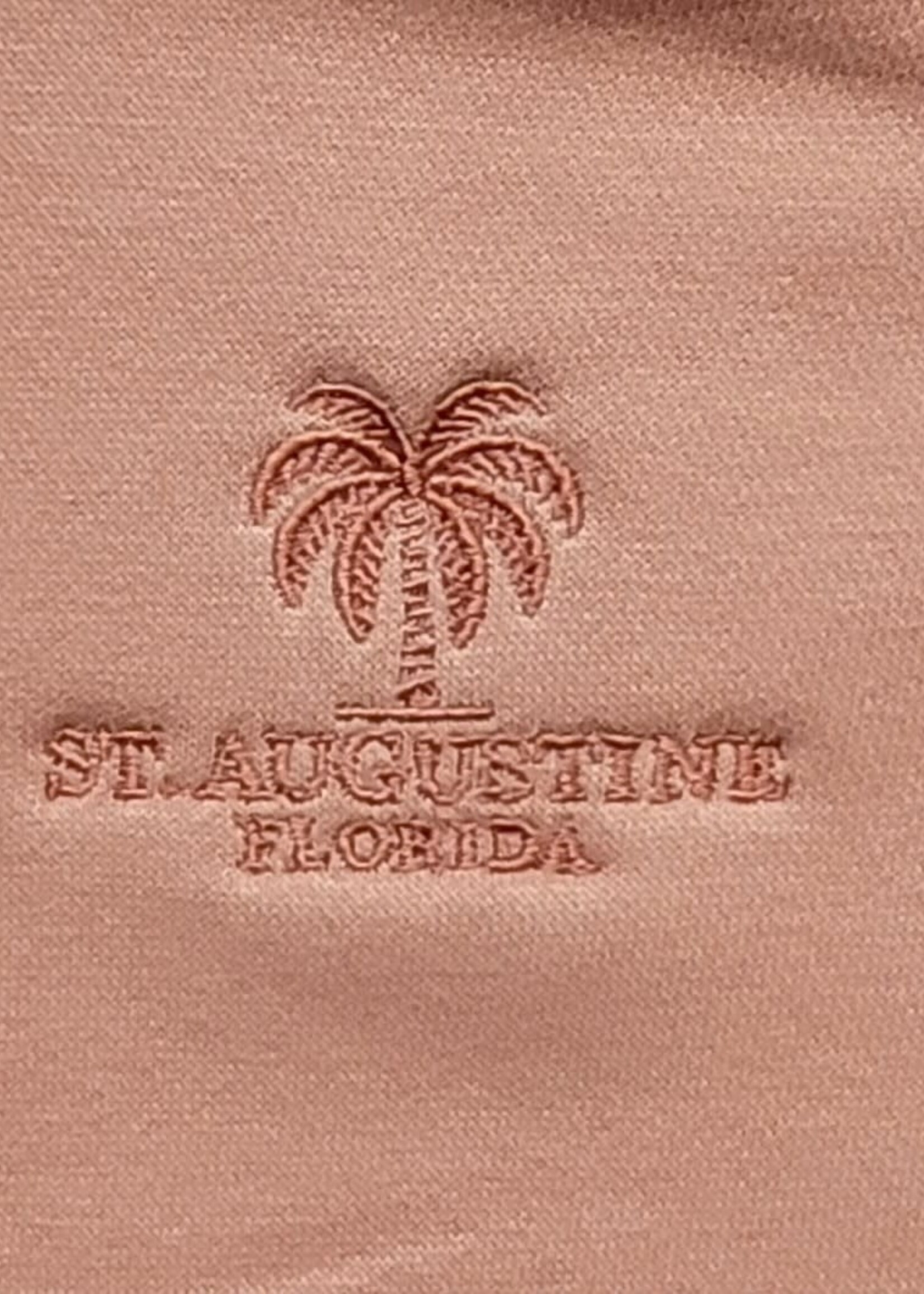 US Apparel Quarter Zip Mockneck Palm Design