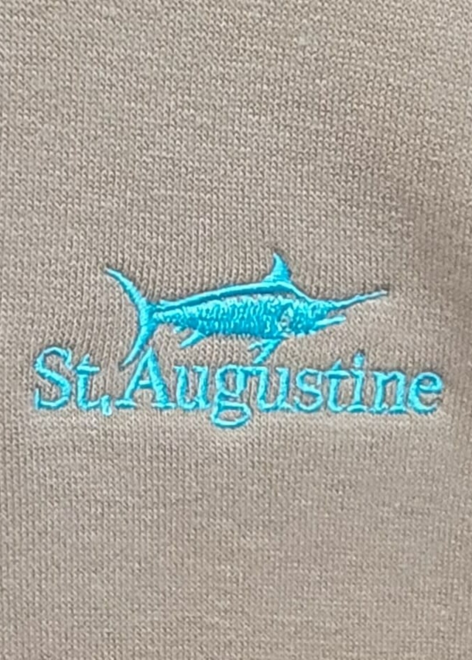 US Apparel Quarter Zip Mockneck Marlin Design