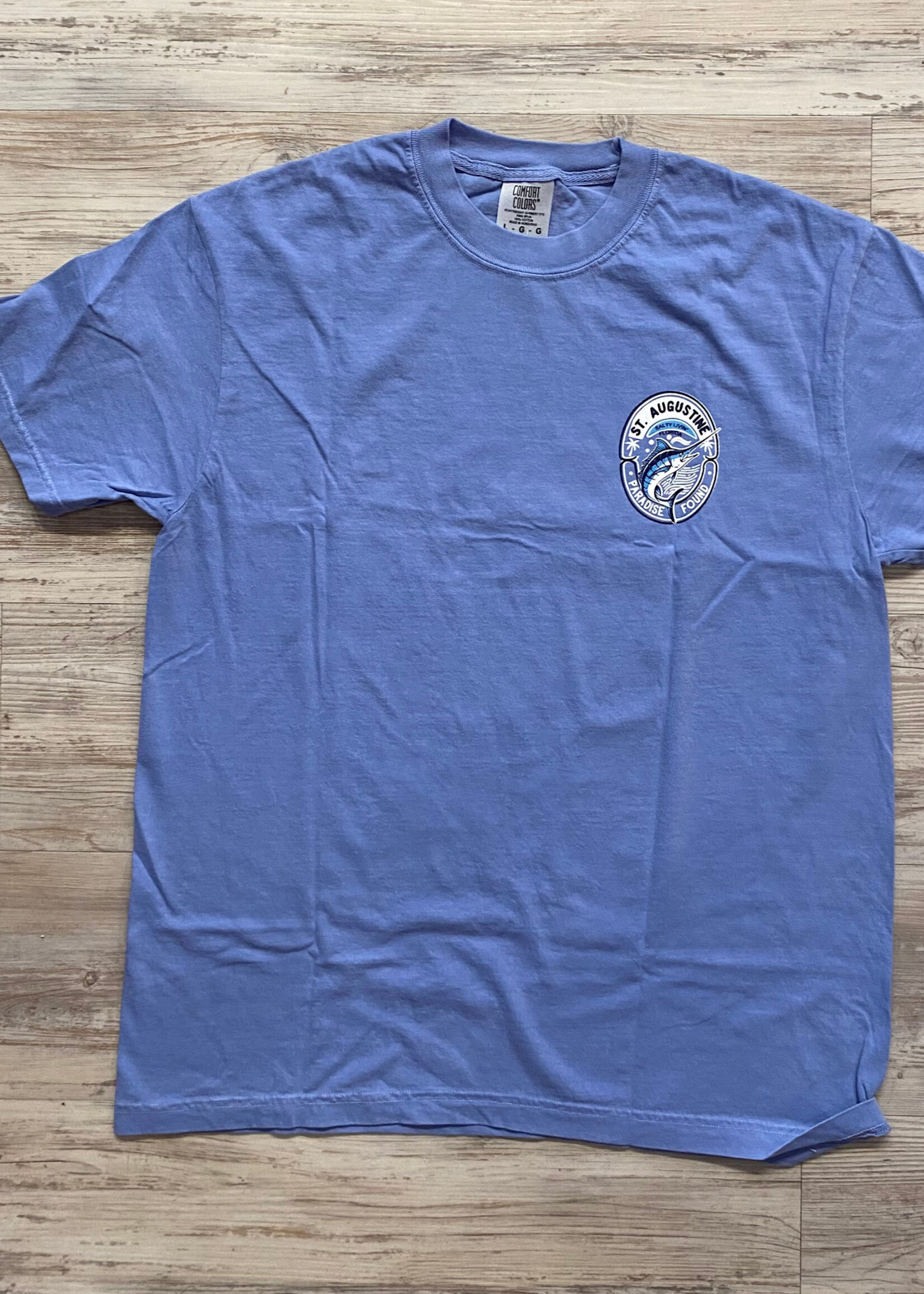 Comfort Colors Salty Living Marlin S/S Washed Denium