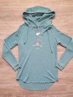 US Apparel Serenity Turtle Hoodie Aqua