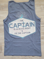 Comfort Colors SES Captain's Rule Denim Tank Top