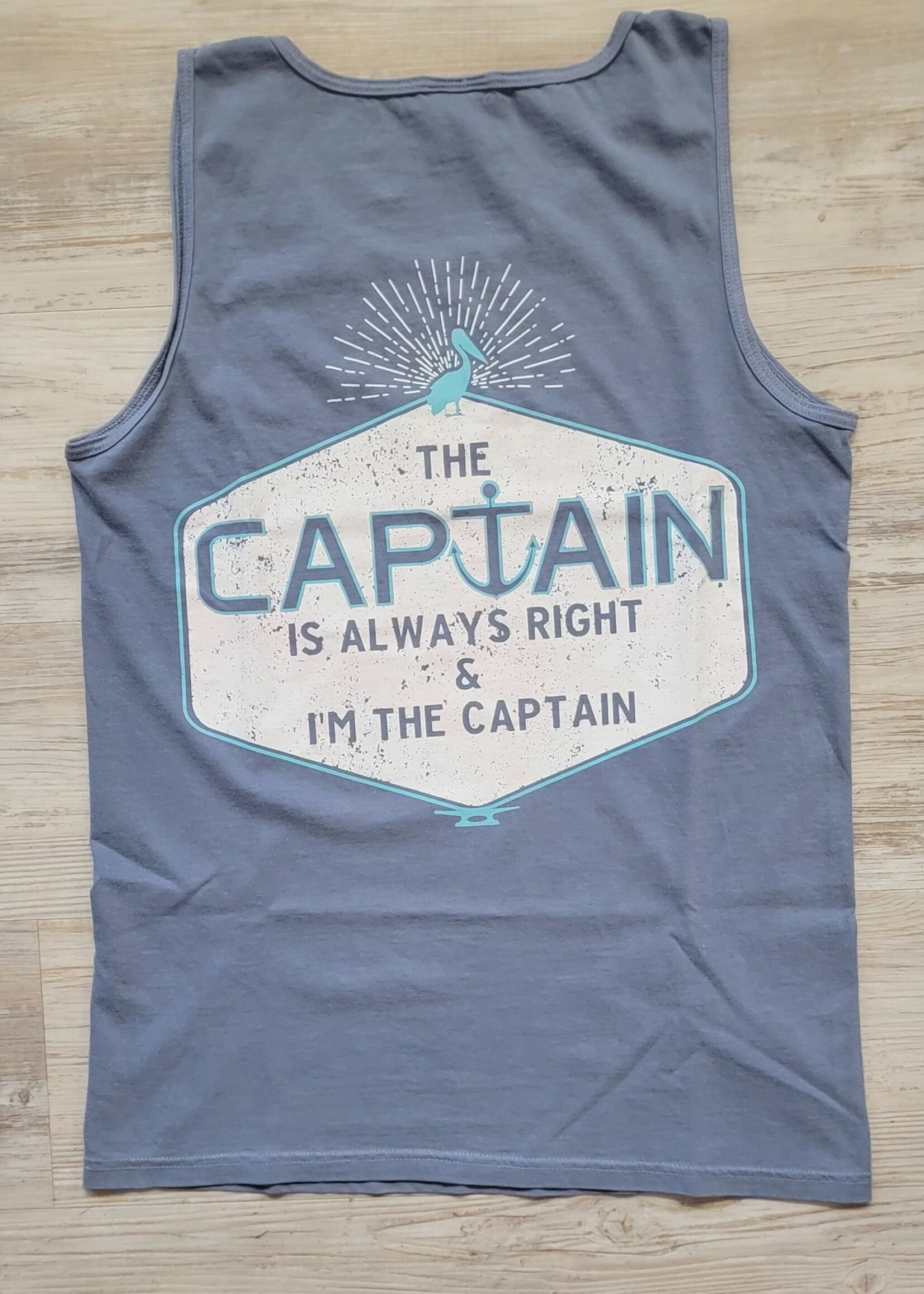 Comfort Colors SES Captain's Rule Denim Tank Top