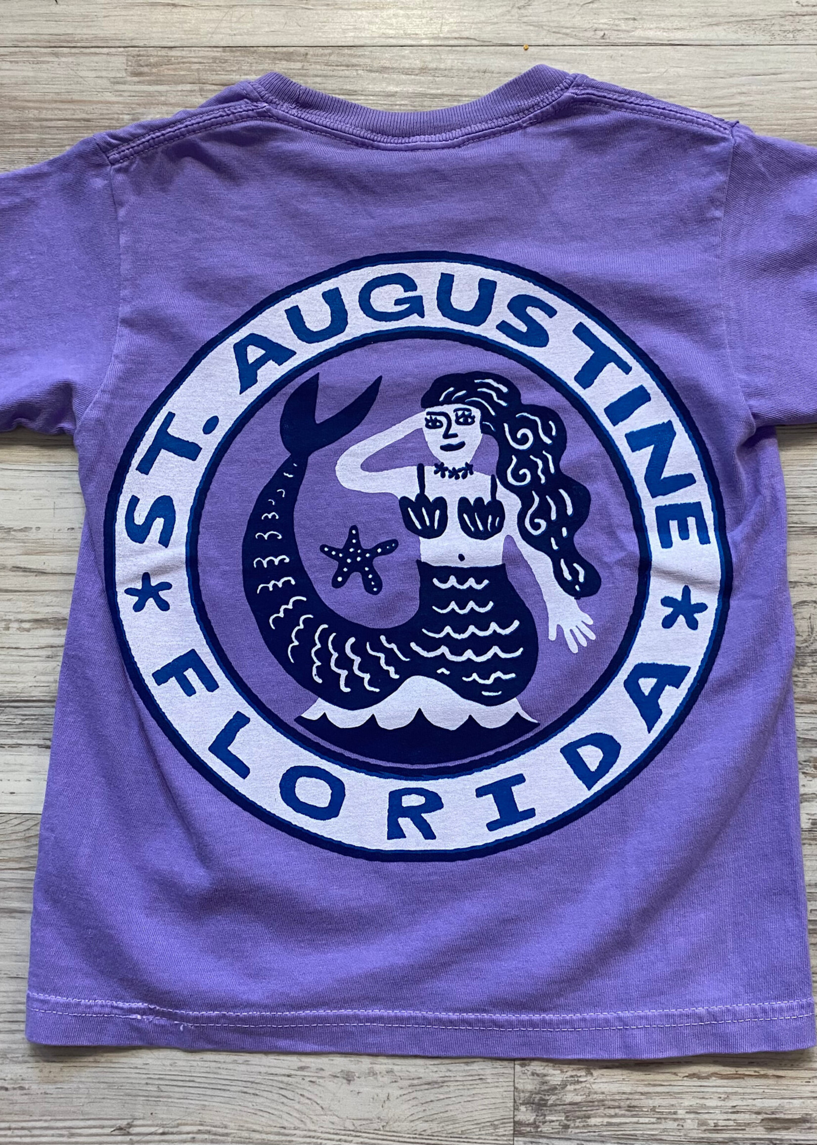 Comfort Colors BH Youth Circle Mermaid S/S Violet