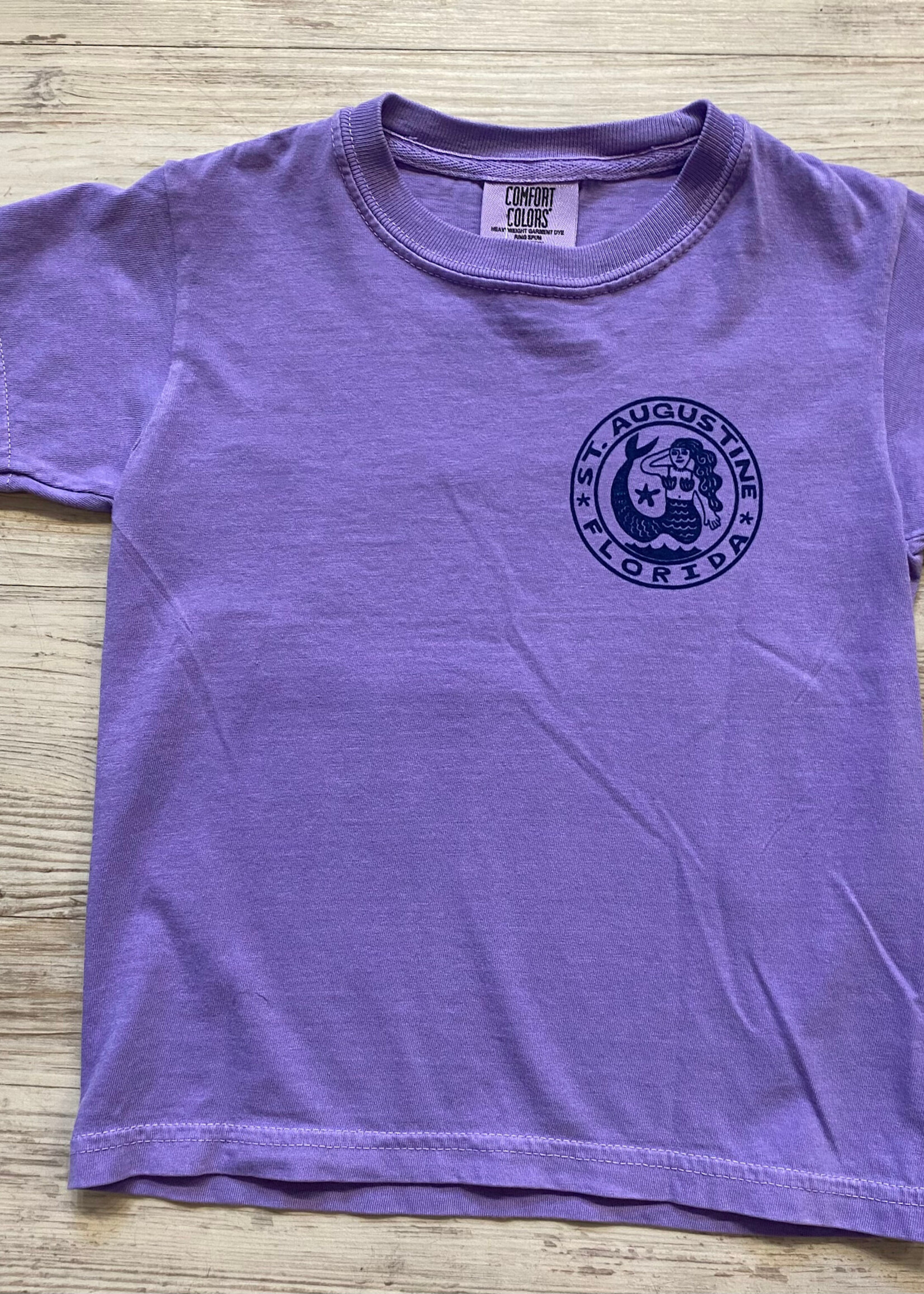 Comfort Colors BH Youth Circle Mermaid S/S Violet