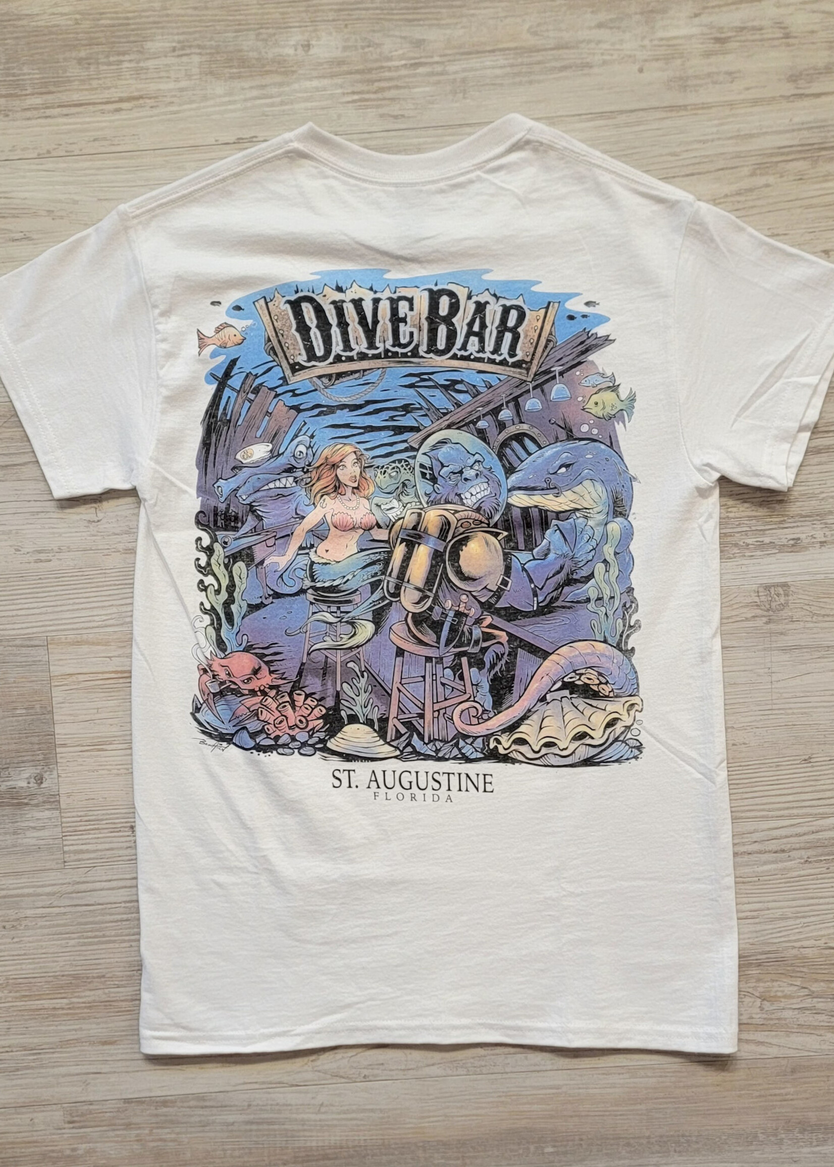 Gildan Dive Bar S/S White