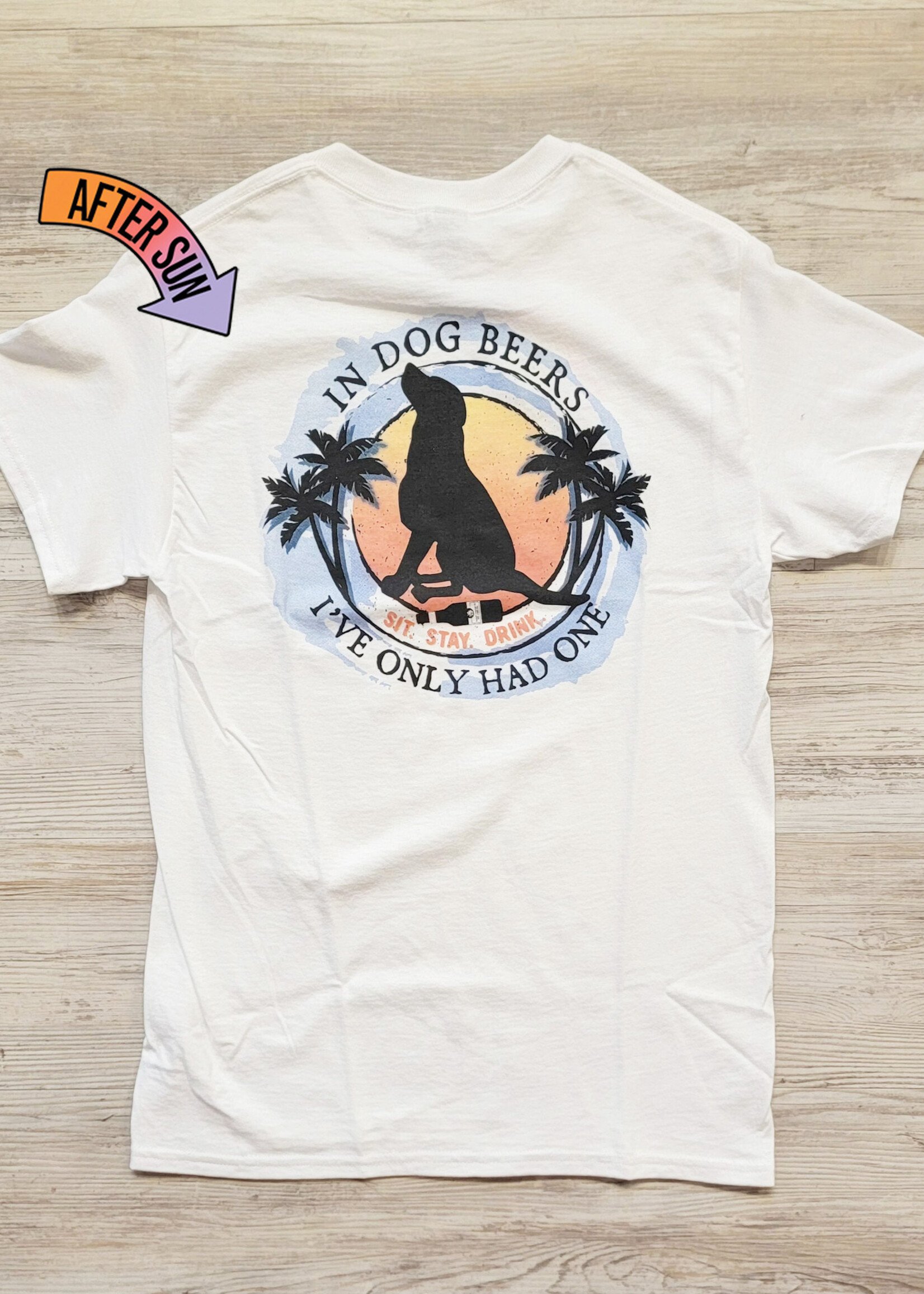 Gildan Dog Beers S/S White