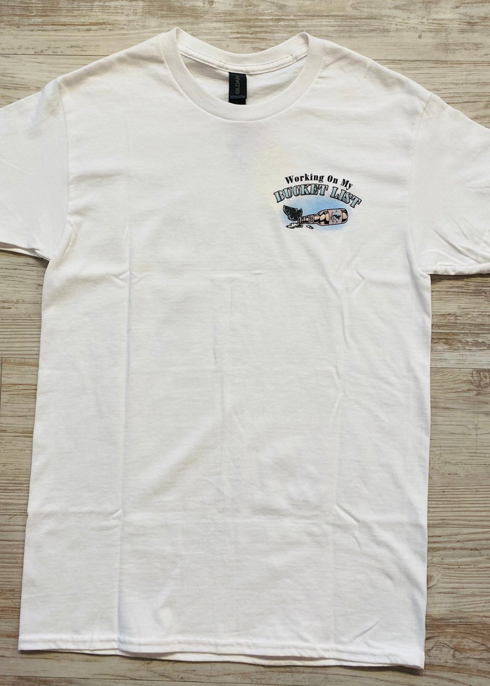 Gildan Bucket List S/S White