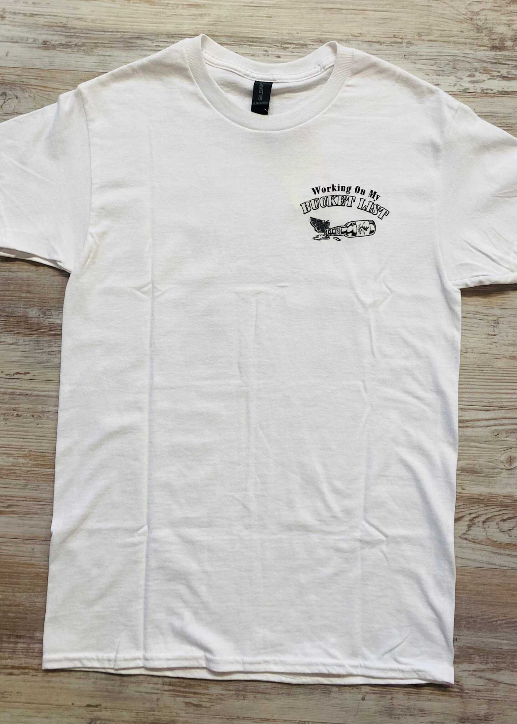Gildan Bucket List S/S White