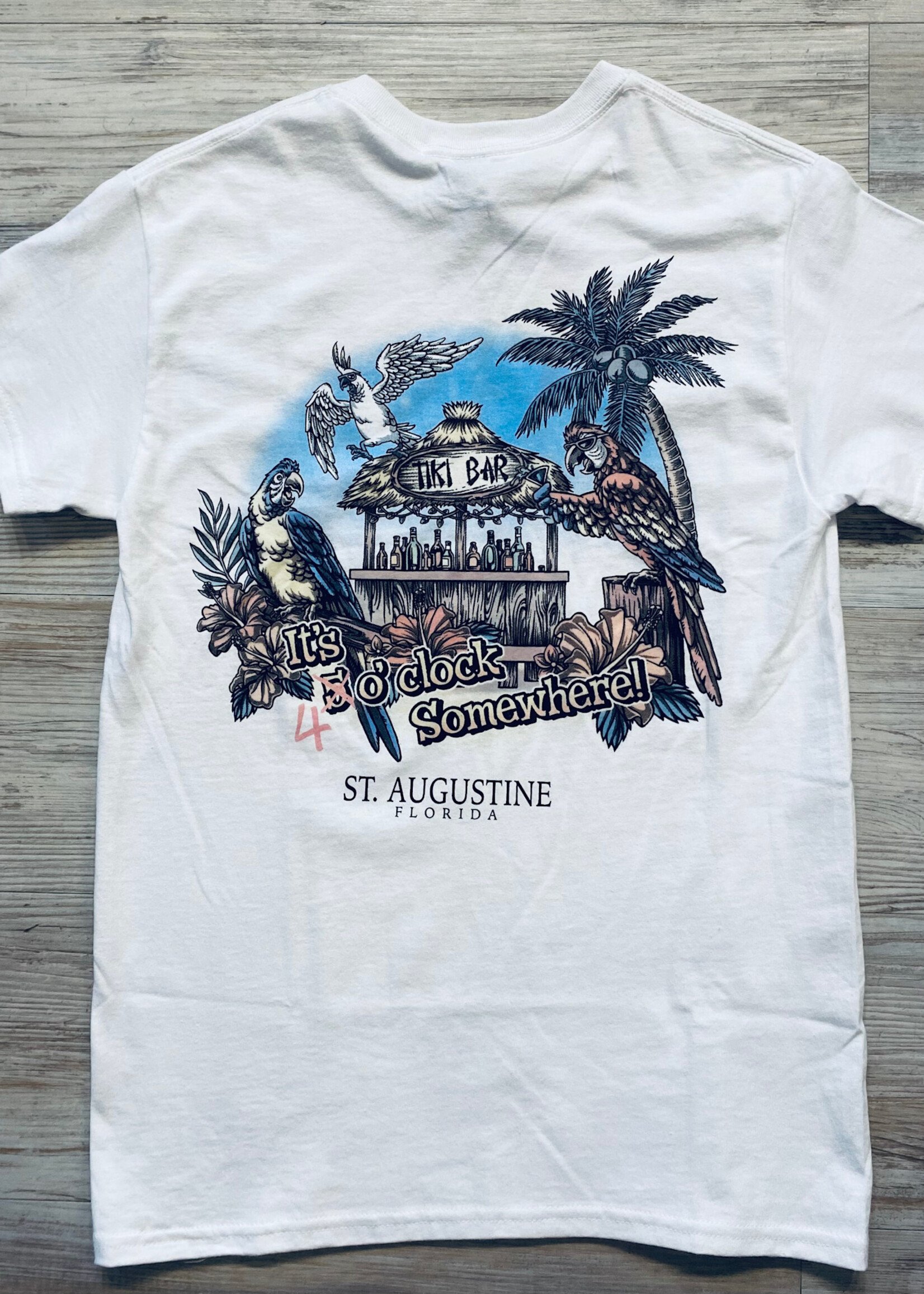 Gildan 4 o'clock S/S White