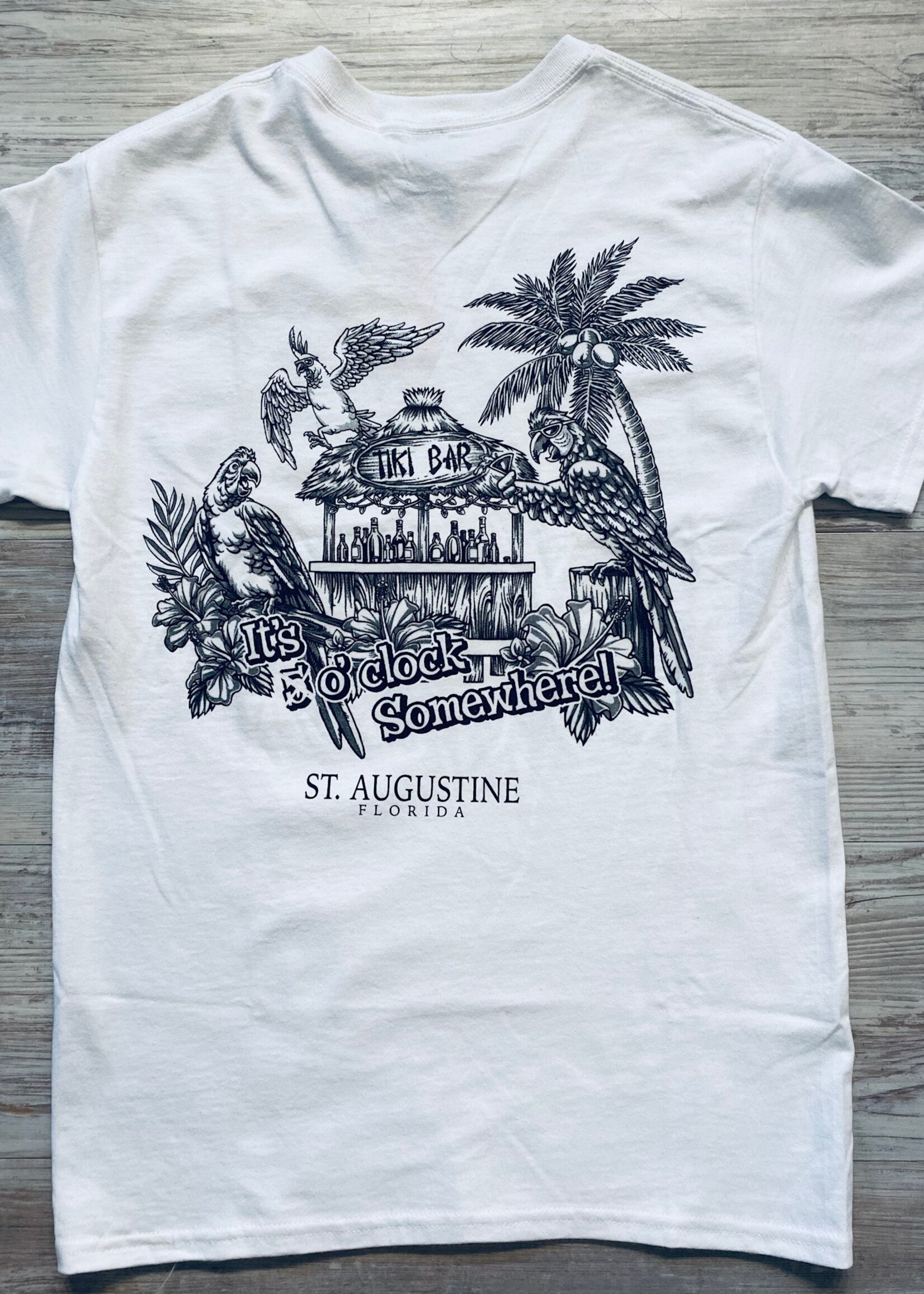 Gildan 4 o'clock S/S White