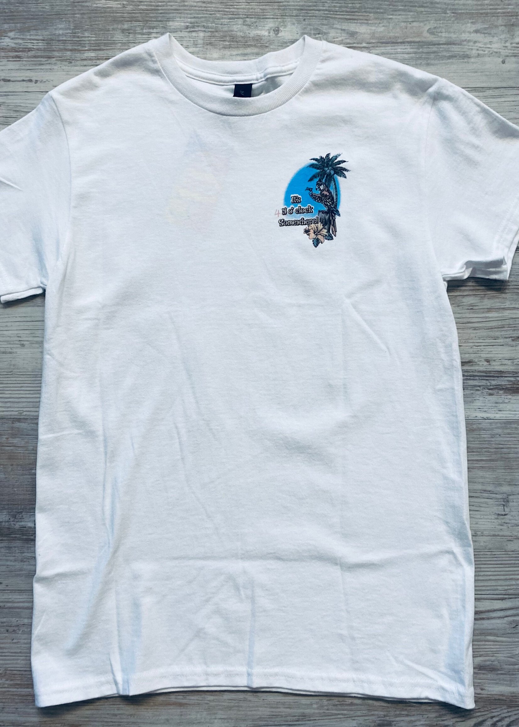 Gildan 4 o'clock S/S White
