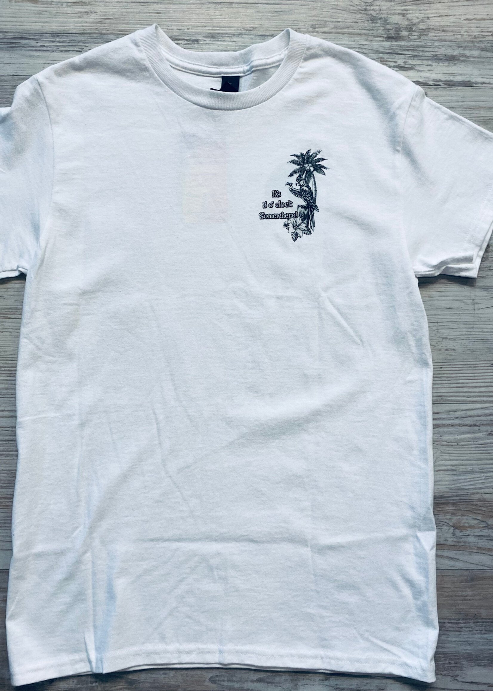 Gildan 4 o'clock S/S White