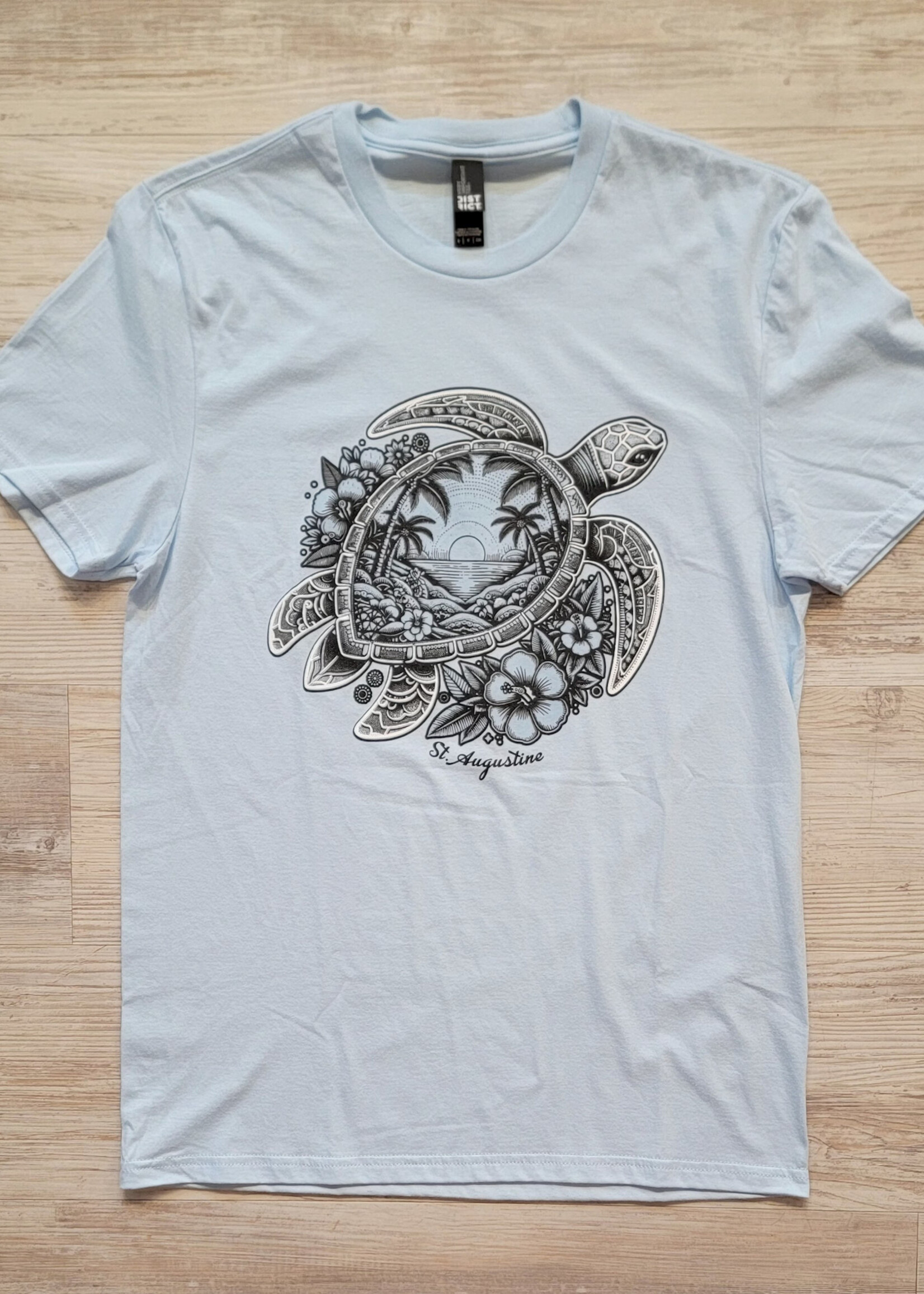 District Sunset Turtle S/S Ice Blue