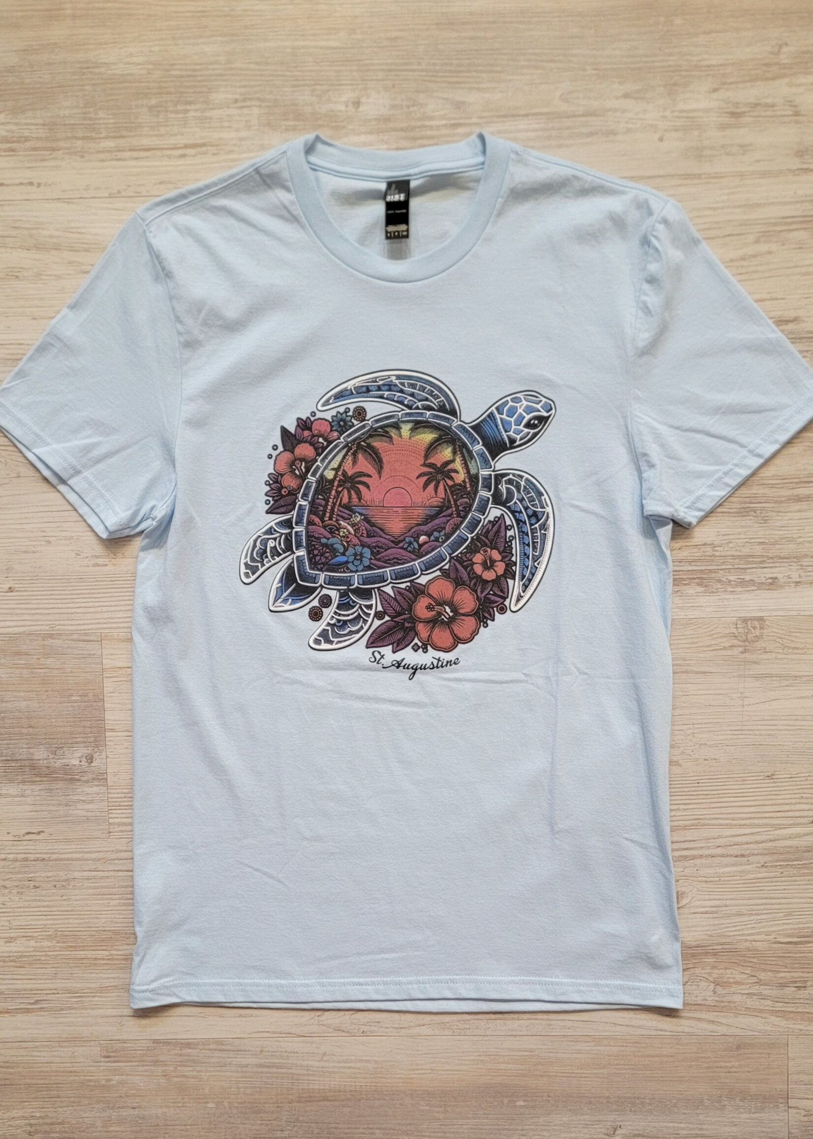 District Sunset Turtle S/S Ice Blue