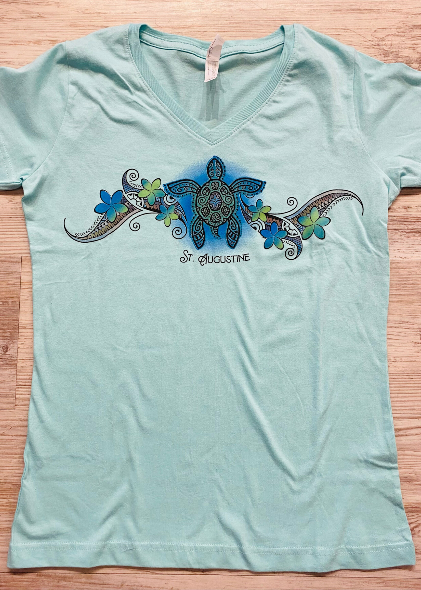 LAT Maori Turtle Vneck S/S Chill