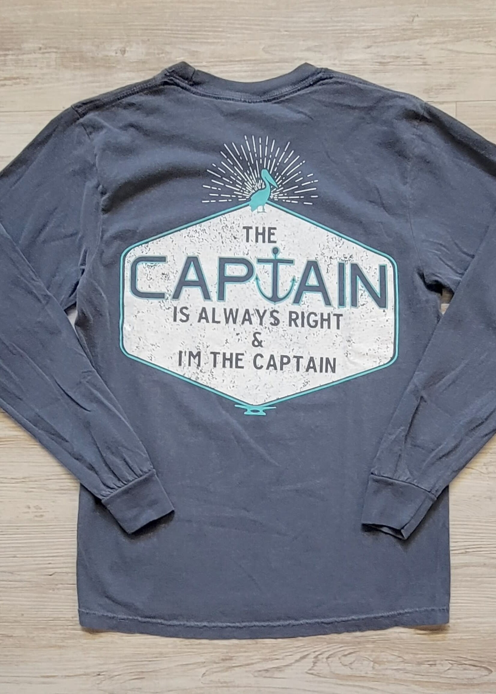 Comfort Colors SES Captains Rule L/S Denim