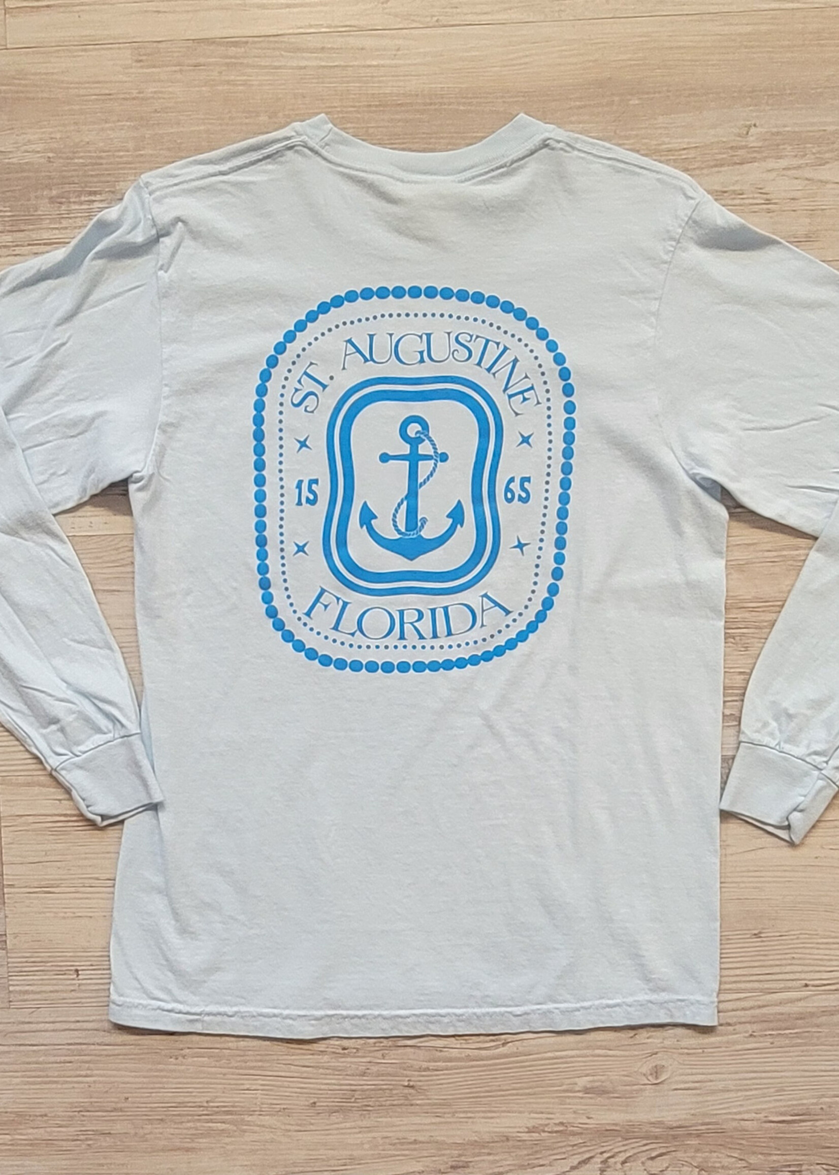 Comfort Colors Puff Anchor L/S Chambray