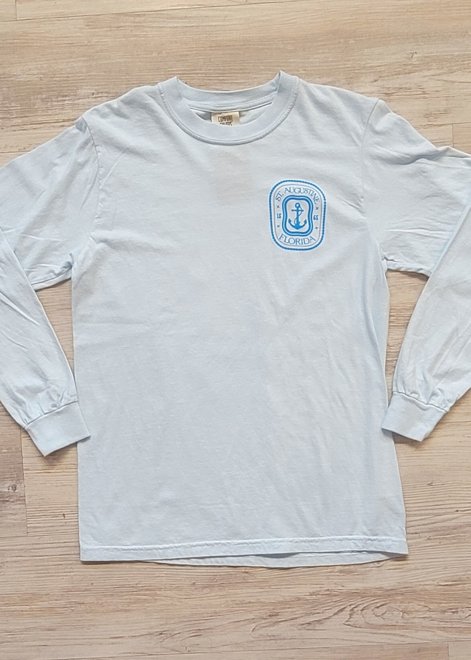 Comfort Colors Puff Anchor L/S Chambray