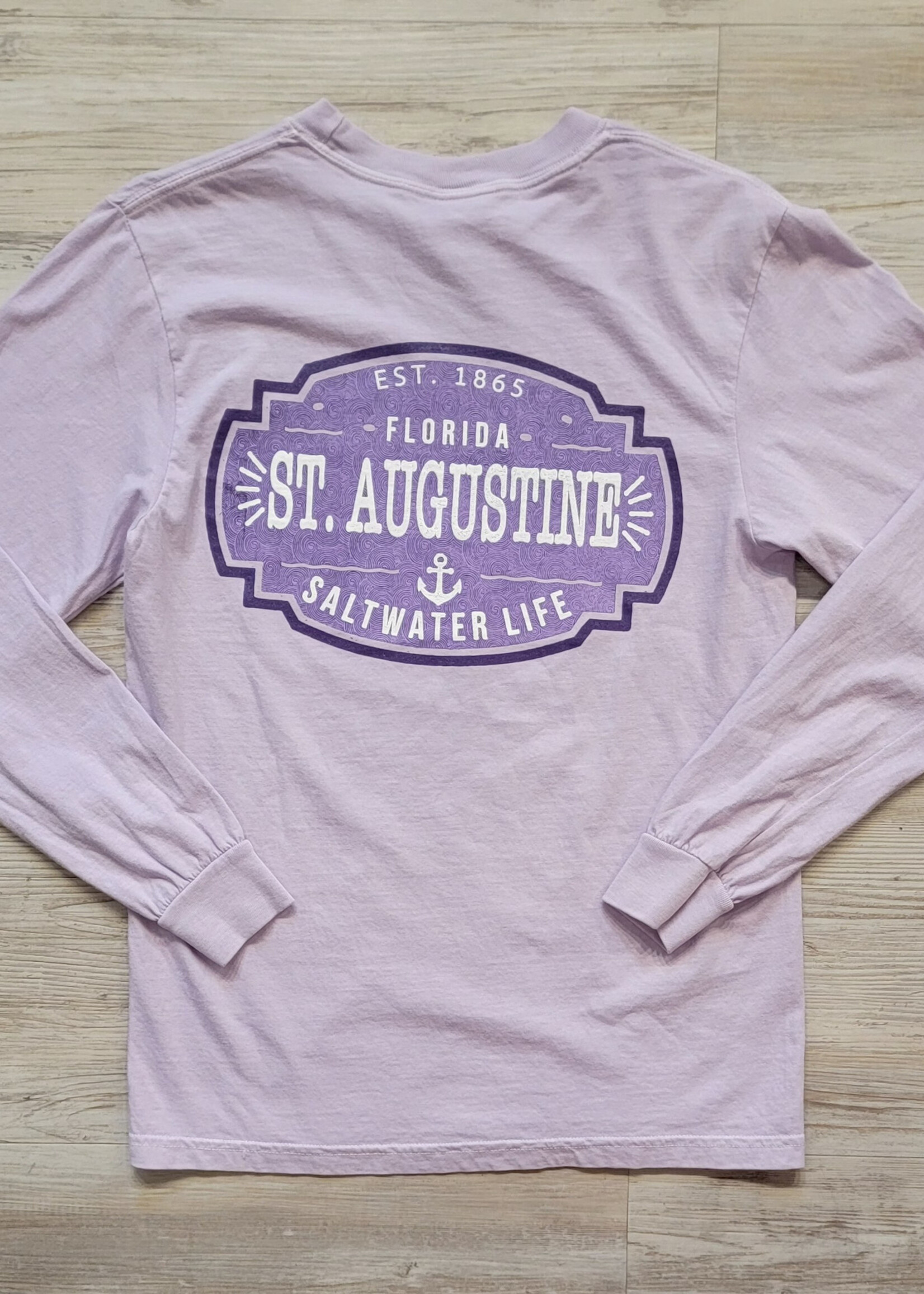 Comfort Colors Salty Anchor L/S Orchid