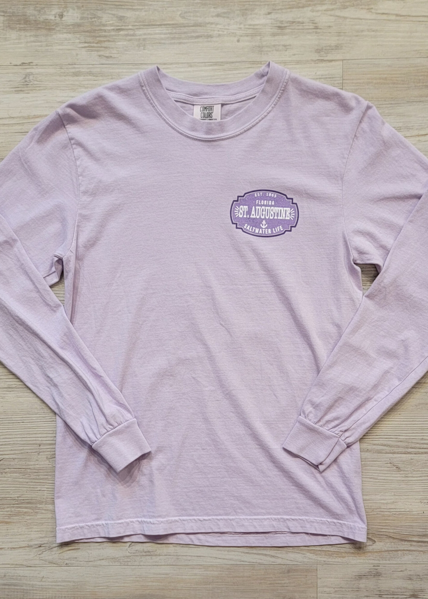 Comfort Colors Salty Anchor L/S Orchid