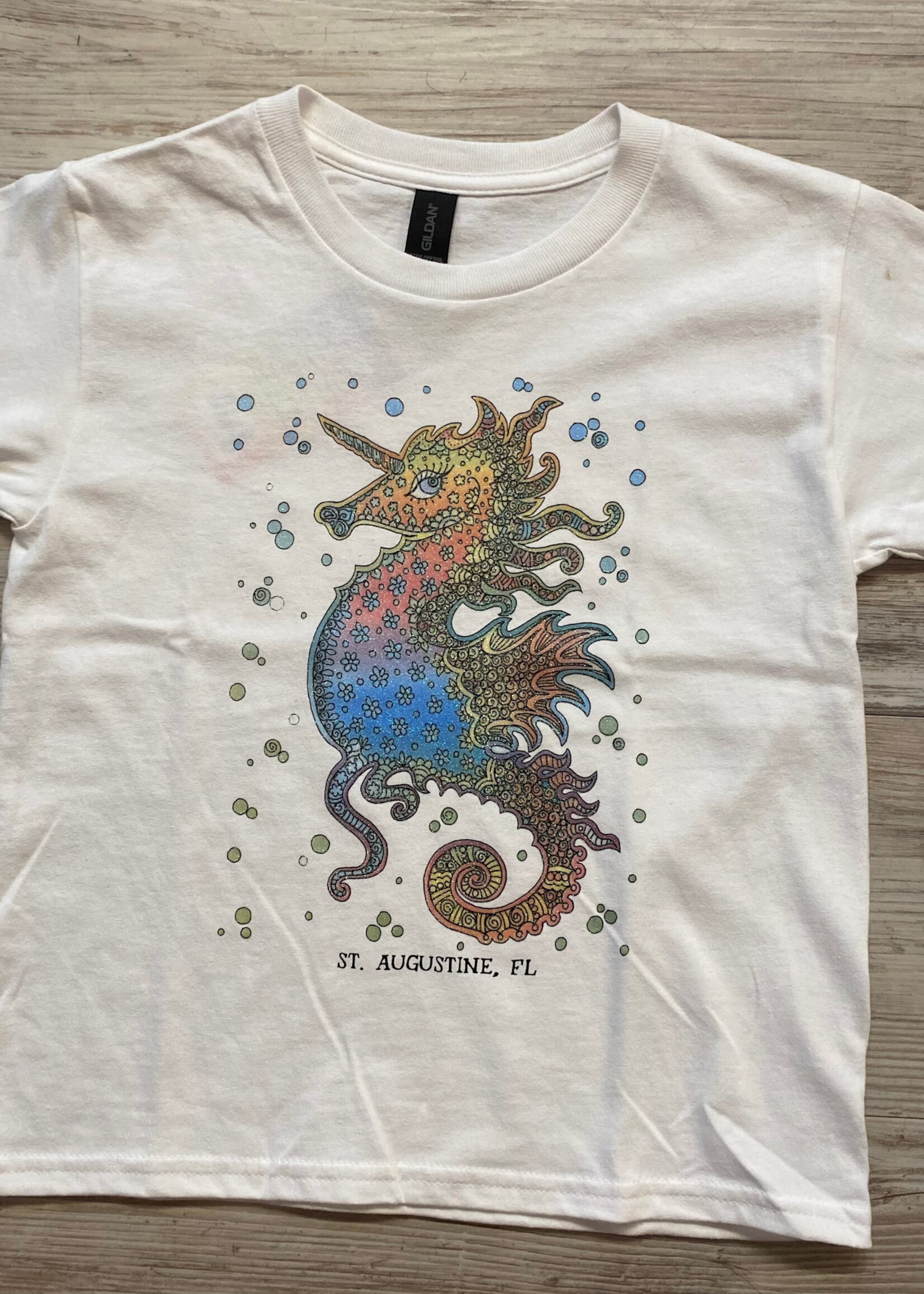 Gildan Doodle Seahorse S/S Youth