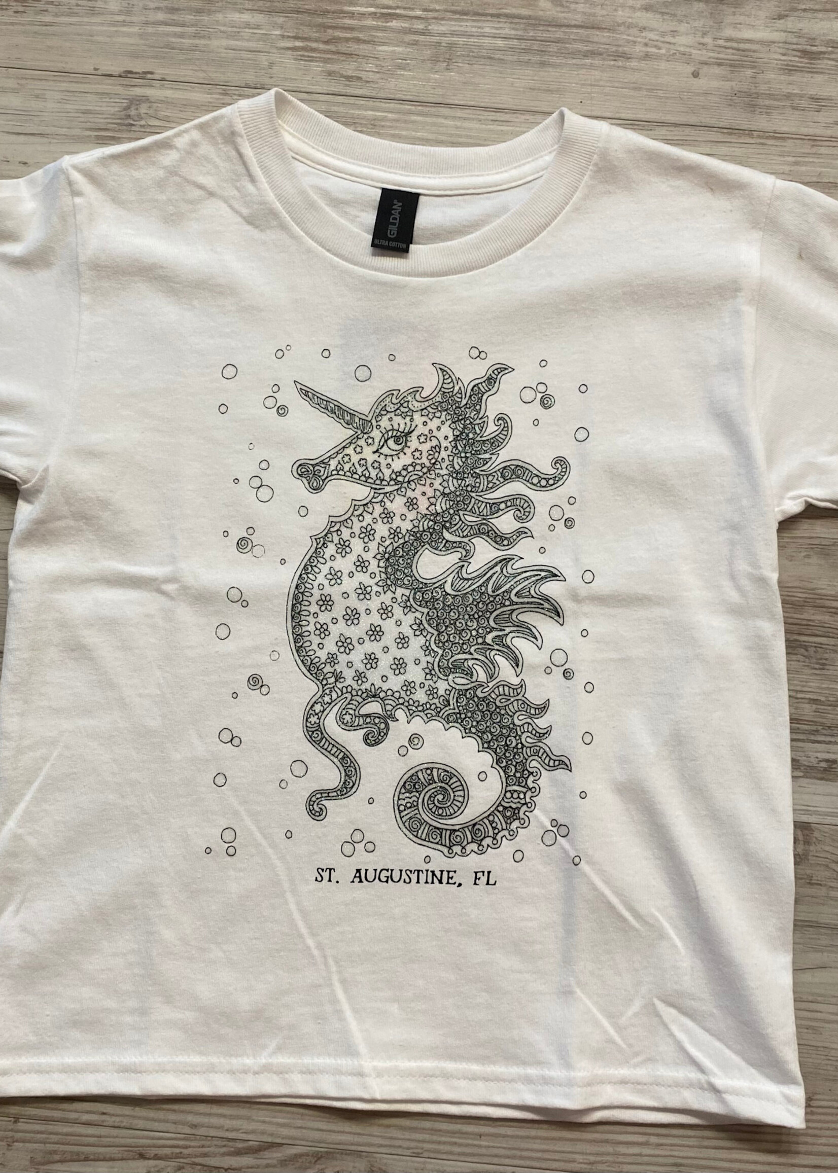 Gildan Doodle Seahorse S/S Youth