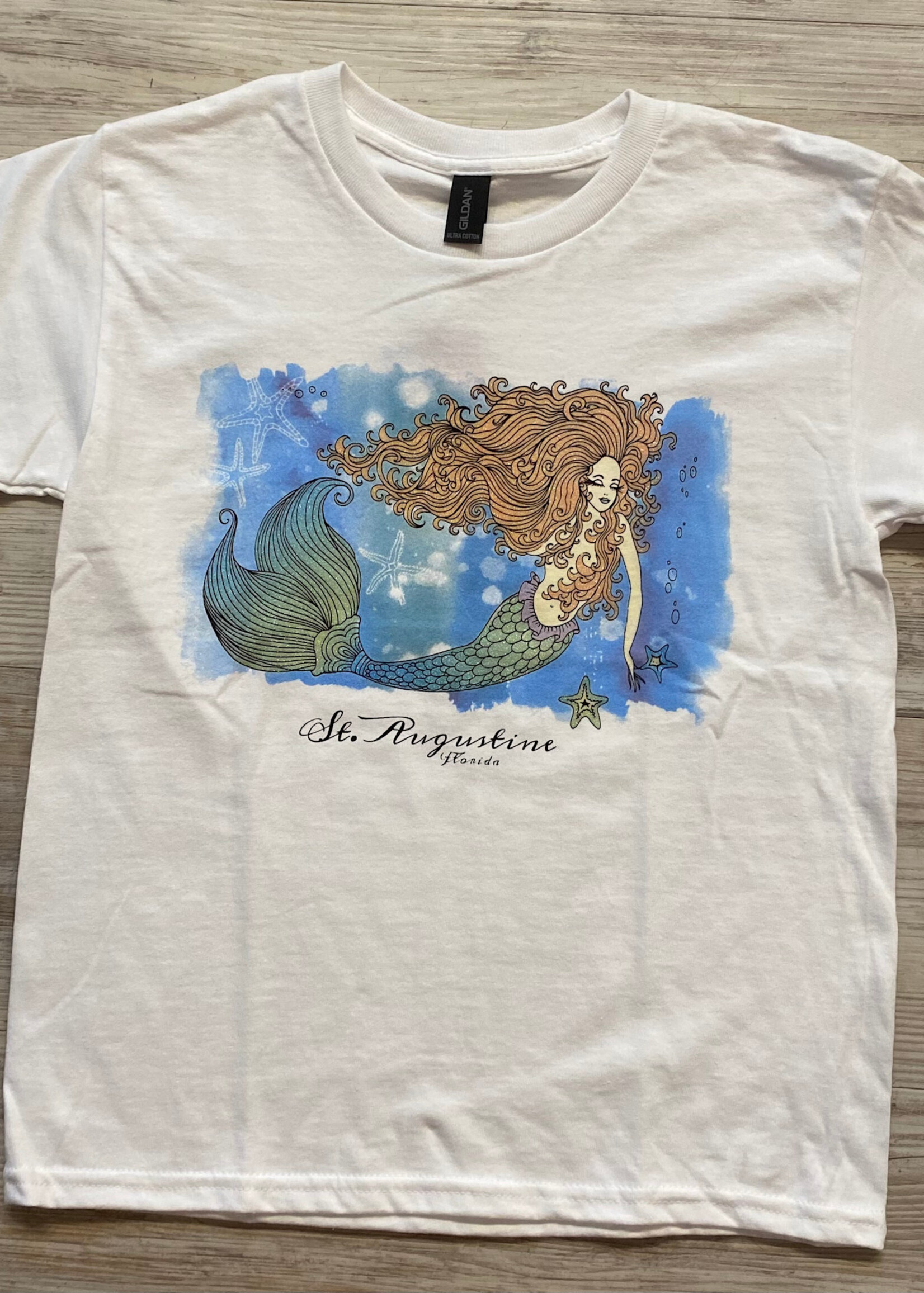 Gildan Watercolor mermaid Youth S/S