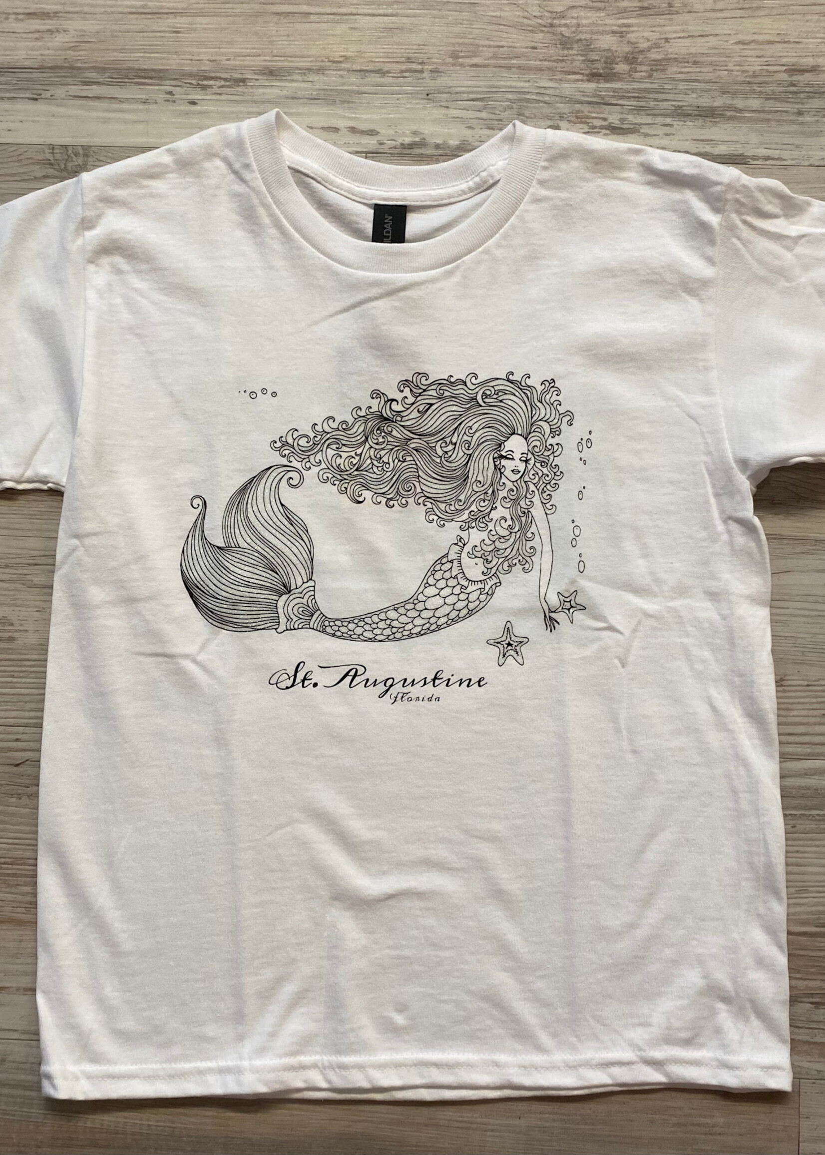 Gildan Watercolor mermaid Youth S/S