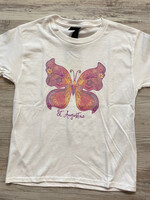 Gildan Glitter Butterfly Youth  S/S