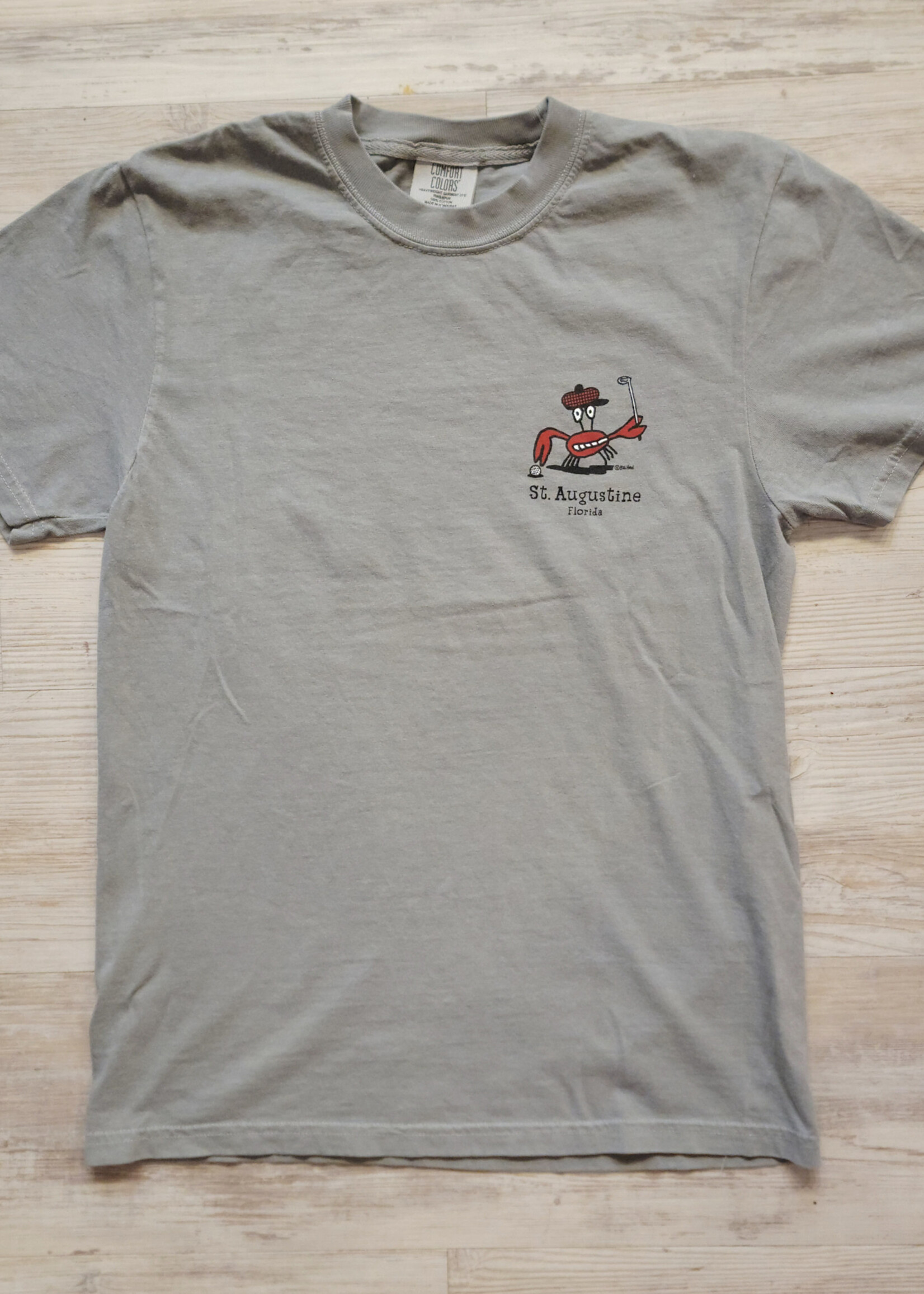 Comfort Colors BH Crabby Golfer S/S Grey