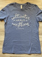 Saltwater Heals Everything S/S Lavender-blue