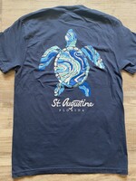 Wavy Turtle S/S Navy