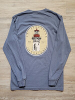 Comfort Colors St. Augustine Oval Lighthouse L/S Bluejean