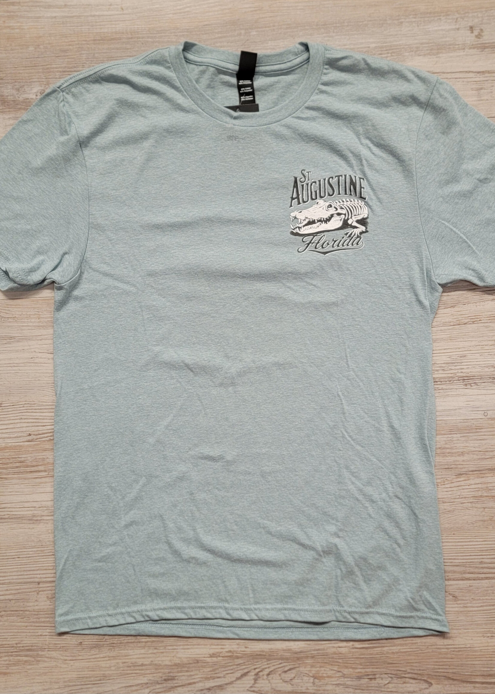 District Alligator Bones S/S Heather Sage DM108