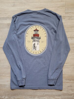 Comfort Colors St. Augustine Oval Lighthouse L/S Bluejean