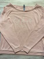 Santorini Script Scoop Neck - Rose YFL-2134