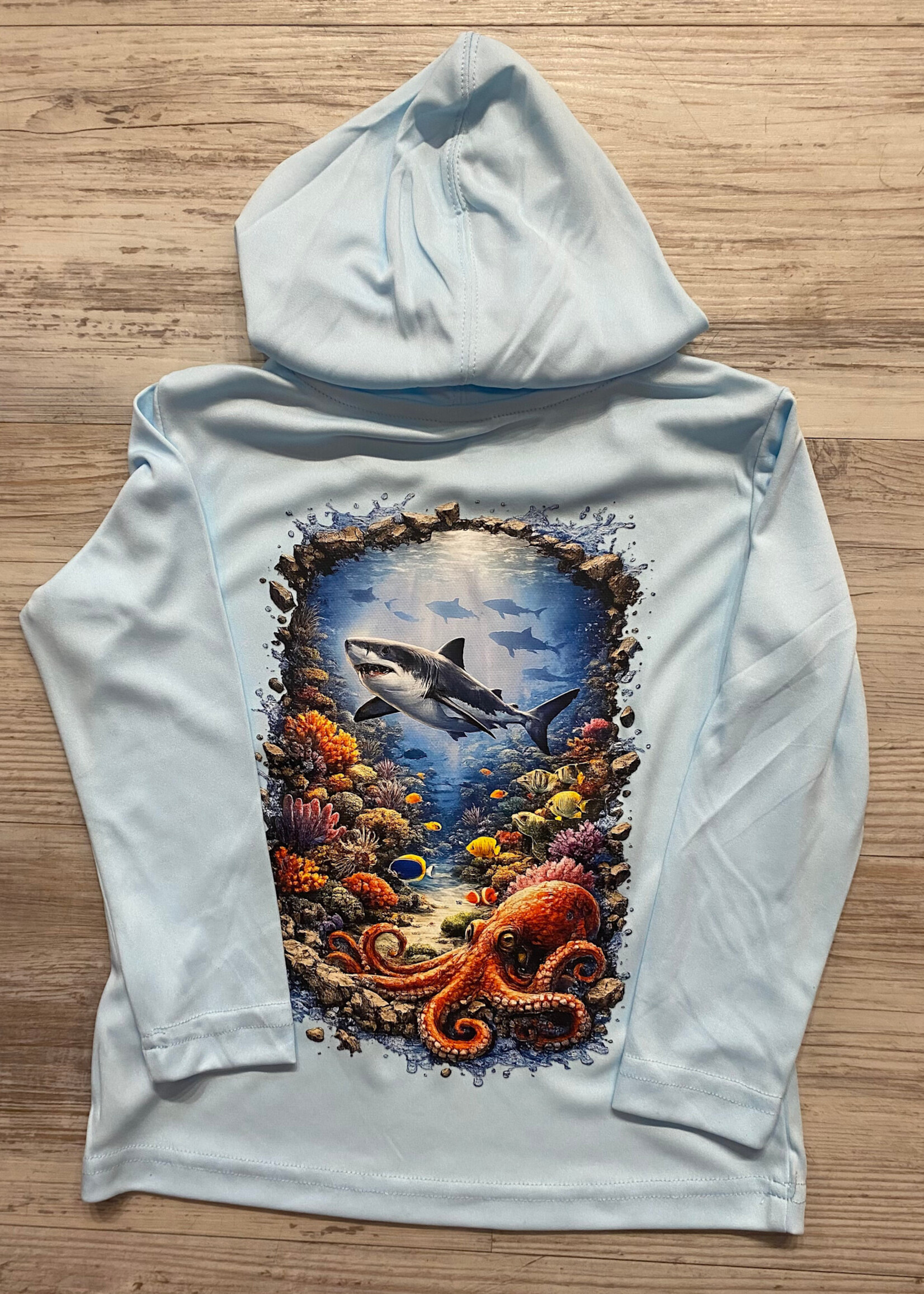 Toddler Shark Reef Perf Hoodie