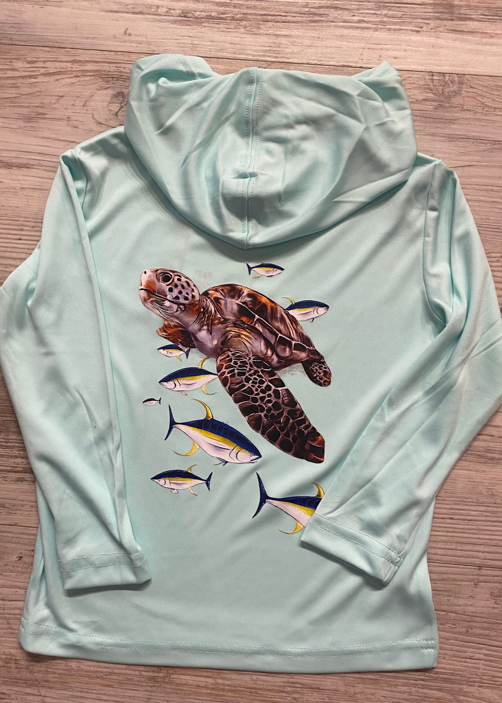 Toddler Sea Turtle Perf Hoodie