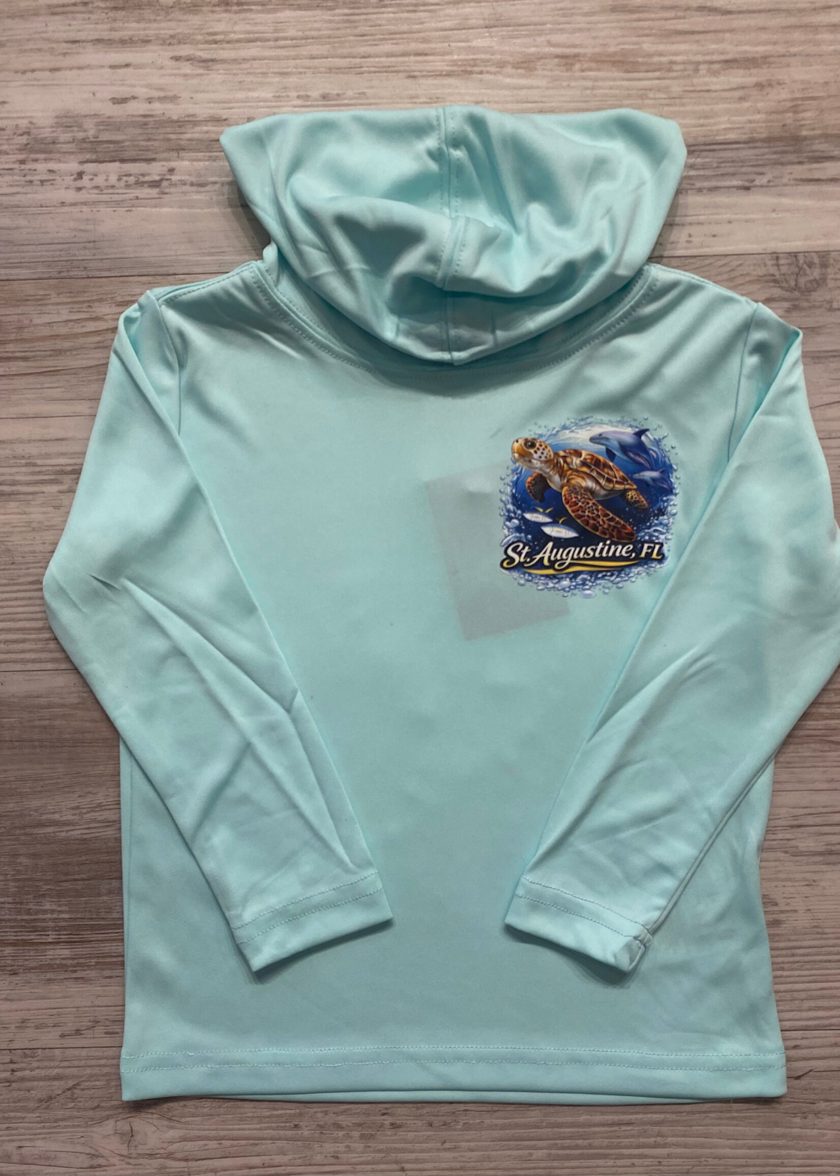 Toddler Sea Turtle Perf Hoodie