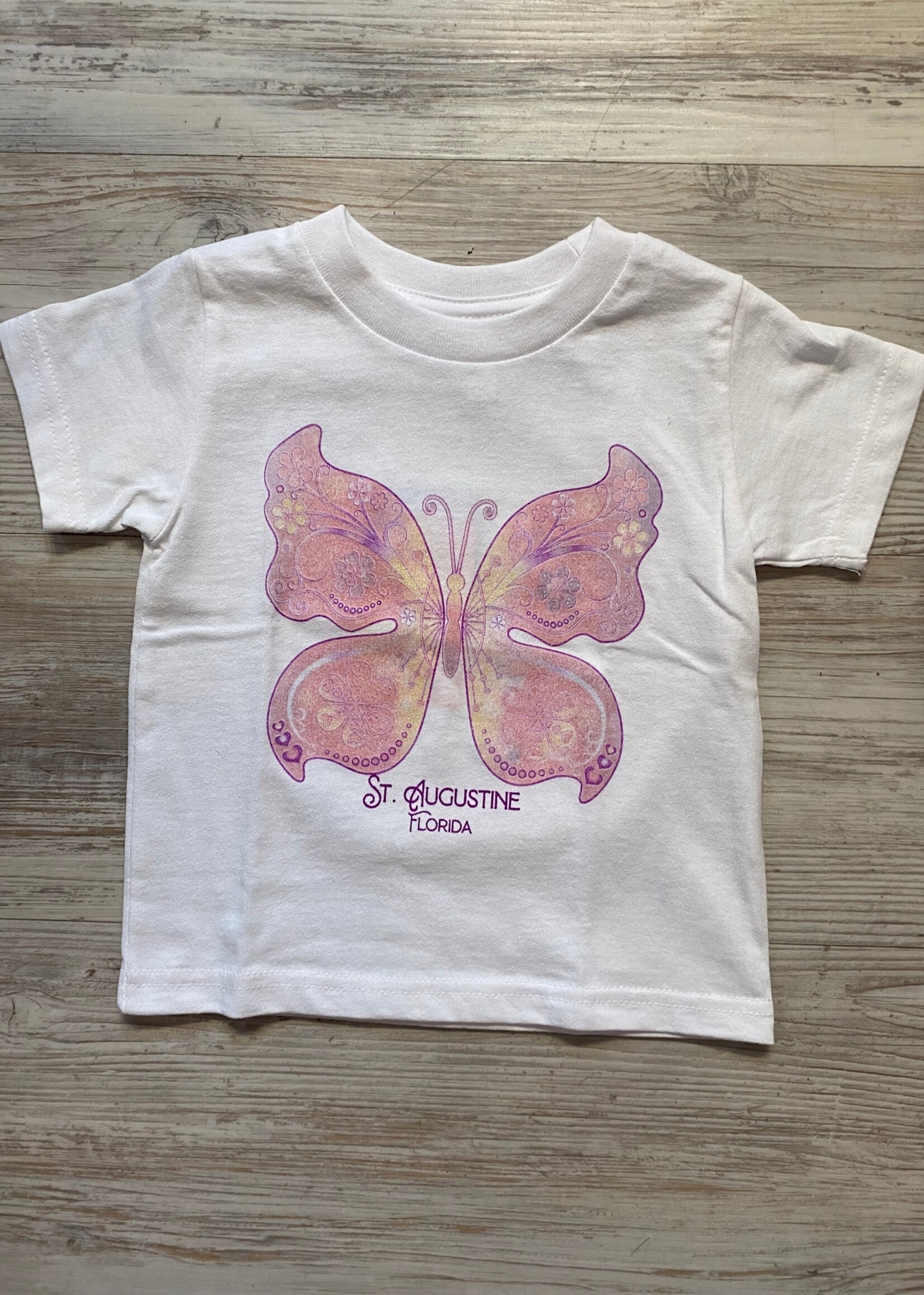 Toddler Glitter Butterfly S/S