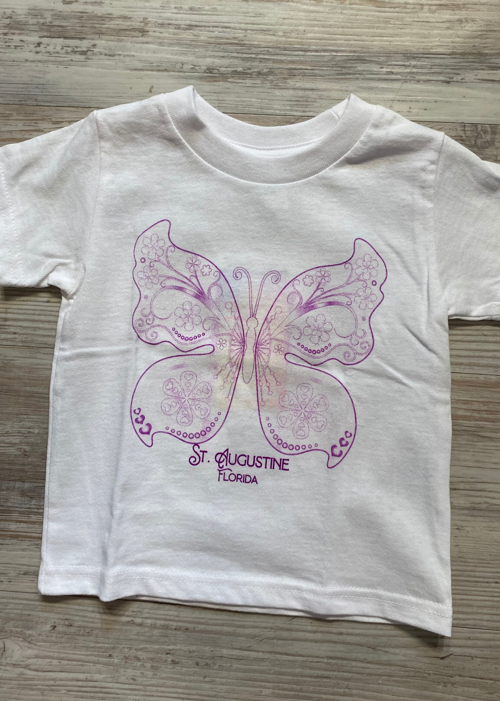 Toddler Glitter Butterfly S/S