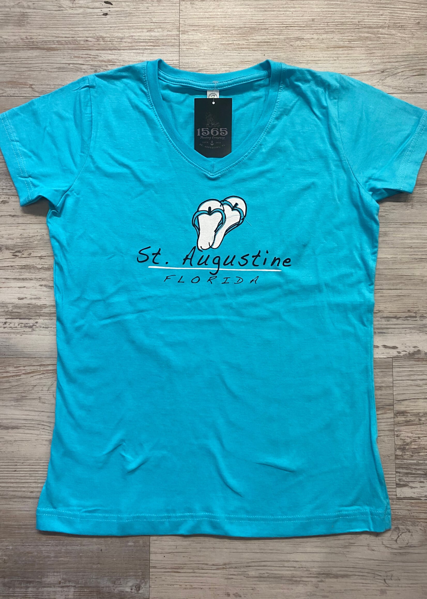 Sketchy Flip Flops S/S V-neck
