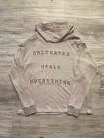 Saltwater Heals Everything Hoodie Grey