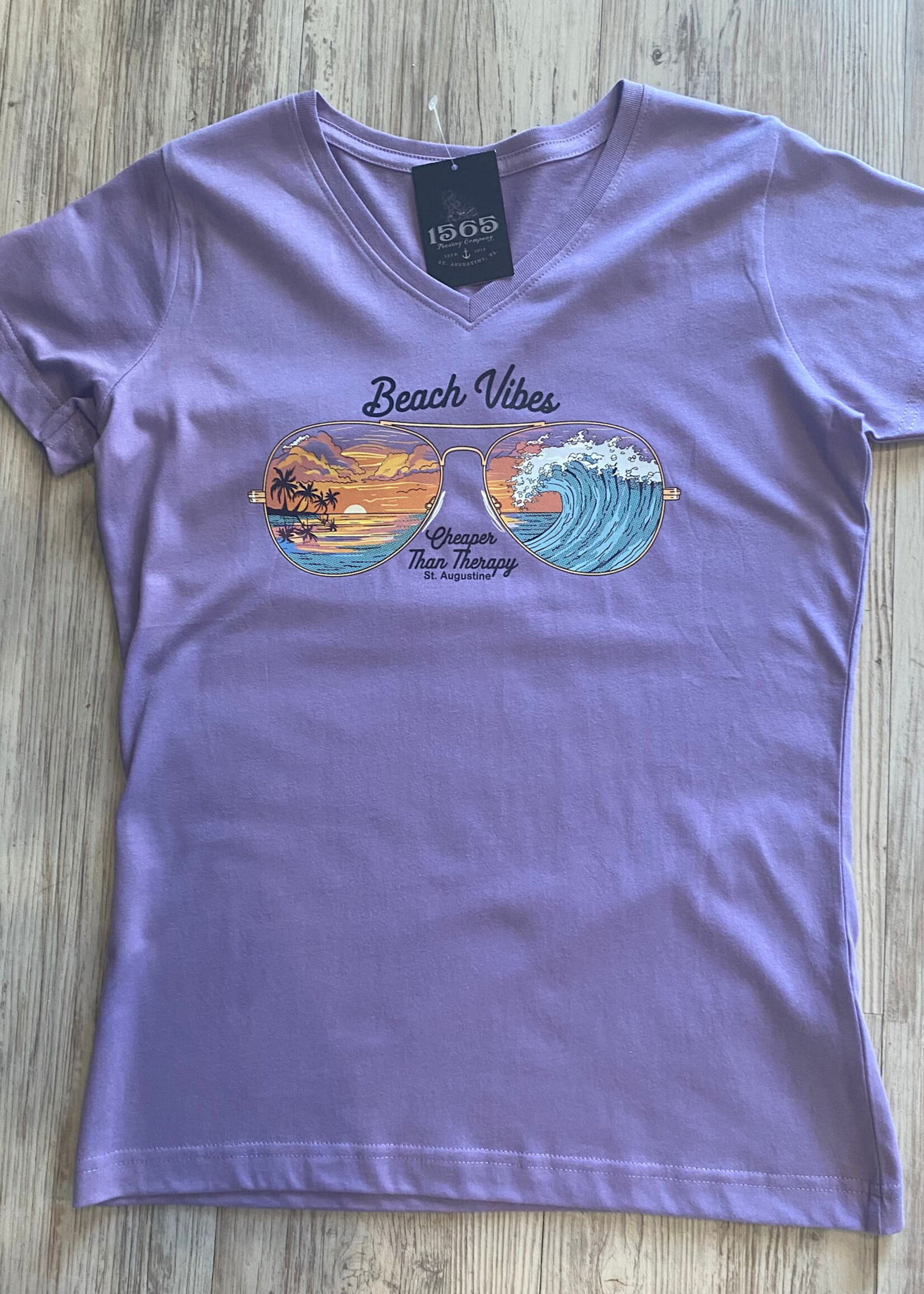 Sunglasses S/S Vneck Lavender